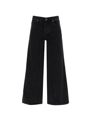 GANNI-Washed Organic Cotton Joezy Jeans-JOHN JULIA