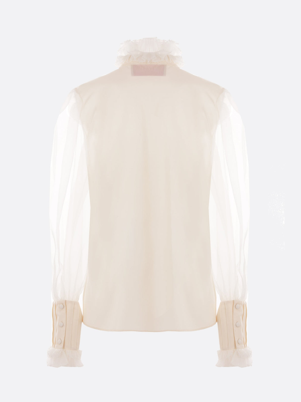 Shantung Organza Lace Shirt-Valentino Garavani-JOHN JULIA