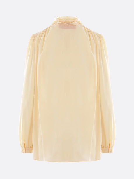 Crepe De Chine Shirt-Valentino Garavani-JOHN JULIA