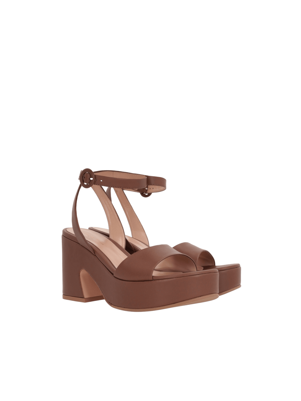 Alma Nappa Platform Sandals-GIANVITO ROSSI-JOHN JULIA