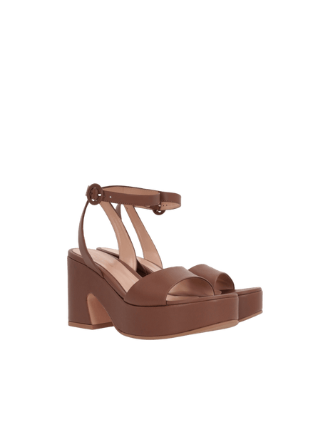 Alma Nappa Platform Sandals-GIANVITO ROSSI-JOHN JULIA