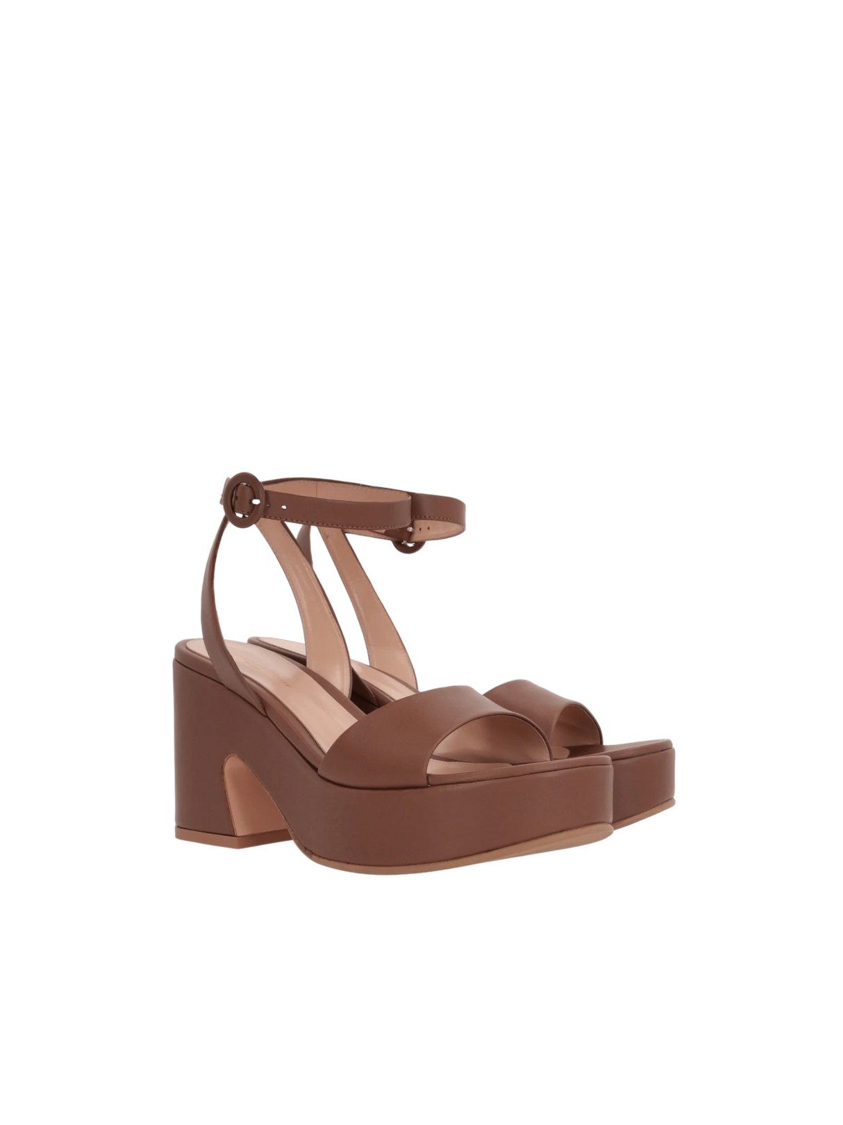 Alma Nappa Platform Sandals-GIANVITO ROSSI-JOHN JULIA