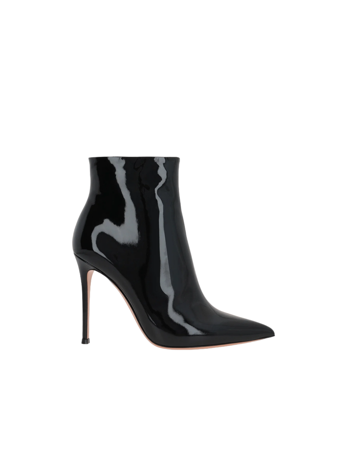 Avril Patent Leather Ankle Boots-GIANVITO ROSSI-JOHN JULIA