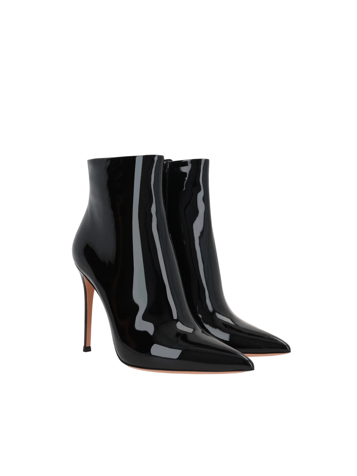 Avril Patent Leather Ankle Boots-GIANVITO ROSSI-JOHN JULIA