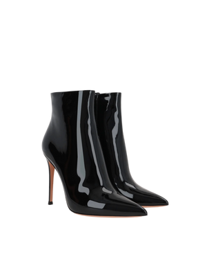 Avril Patent Leather Ankle Boots-GIANVITO ROSSI-JOHN JULIA