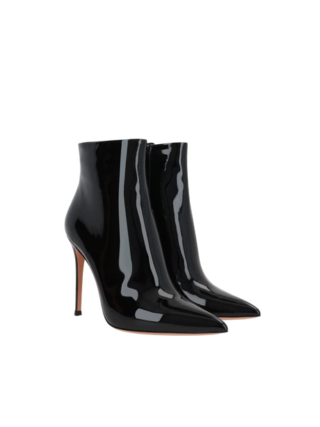 Avril Patent Leather Ankle Boots-GIANVITO ROSSI-JOHN JULIA