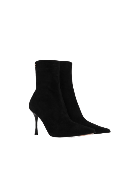 Dunn Suede Ankle Boots-GIANVITO ROSSI-JOHN JULIA