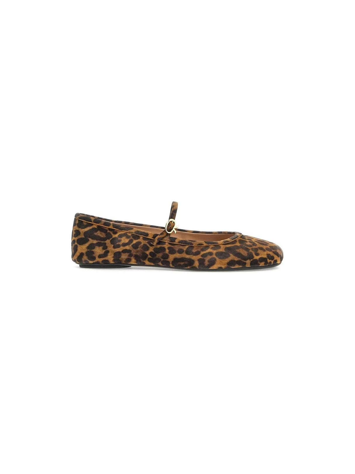 Leopard Suede Carla Ballet Flats.