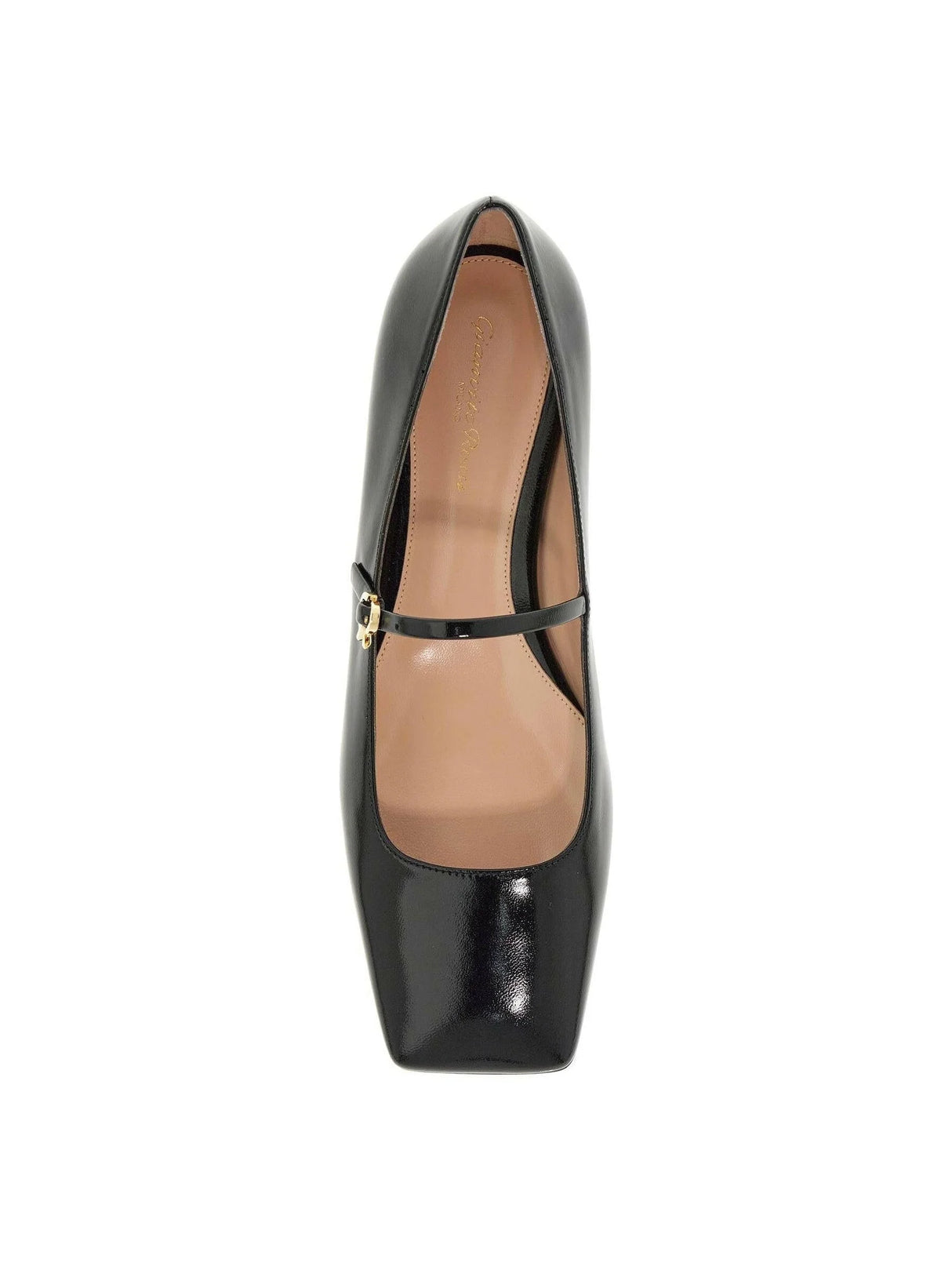 GIANVITO ROSSI-Patent Leather Mary Jane Christina 05 Ballerinas-JOHN JULIA