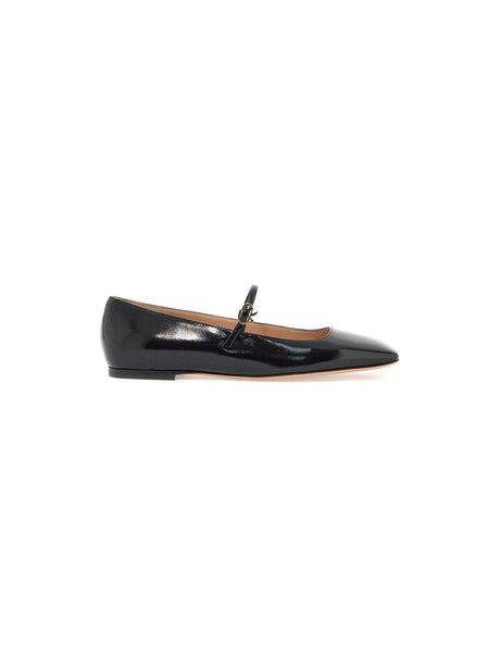 GIANVITO ROSSI-Patent Leather Mary Jane Christina 05 Ballerinas-JOHN JULIA