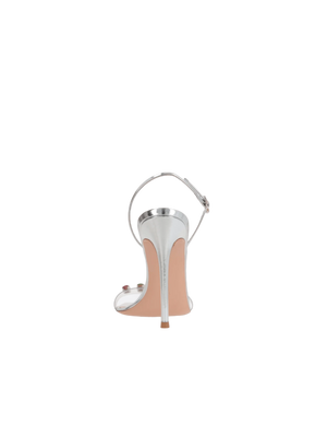 Ribbon Candy Laminated Leather and Plexiglass Sandals-GIANVITO ROSSI-JOHN JULIA