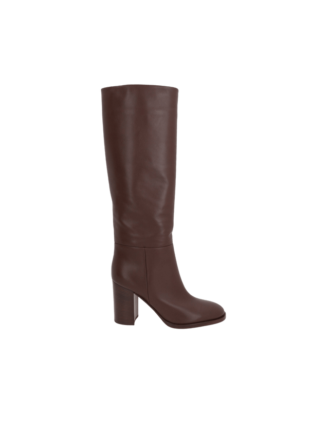 Santiago Smooth Leather Boots-GIANVITO ROSSI-JOHN JULIA