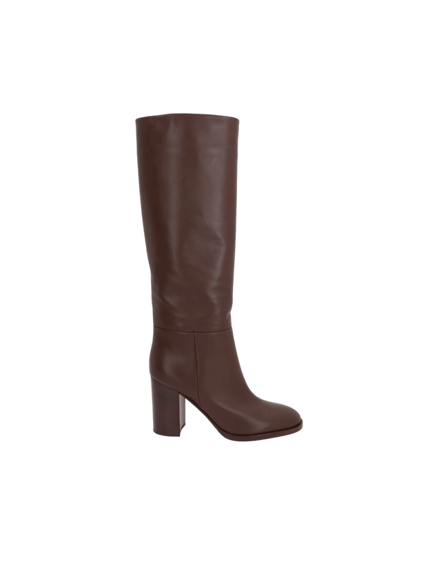 Santiago Smooth Leather Boots-GIANVITO ROSSI-JOHN JULIA