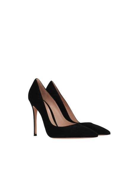 Gianvito Suede Pumps-GIANVITO ROSSI-JOHN JULIA