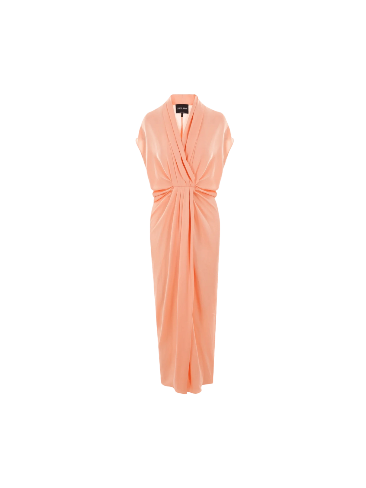 Asv Silk Triple Georgette Dress-GIORGIO ARMANI-JOHN JULIA