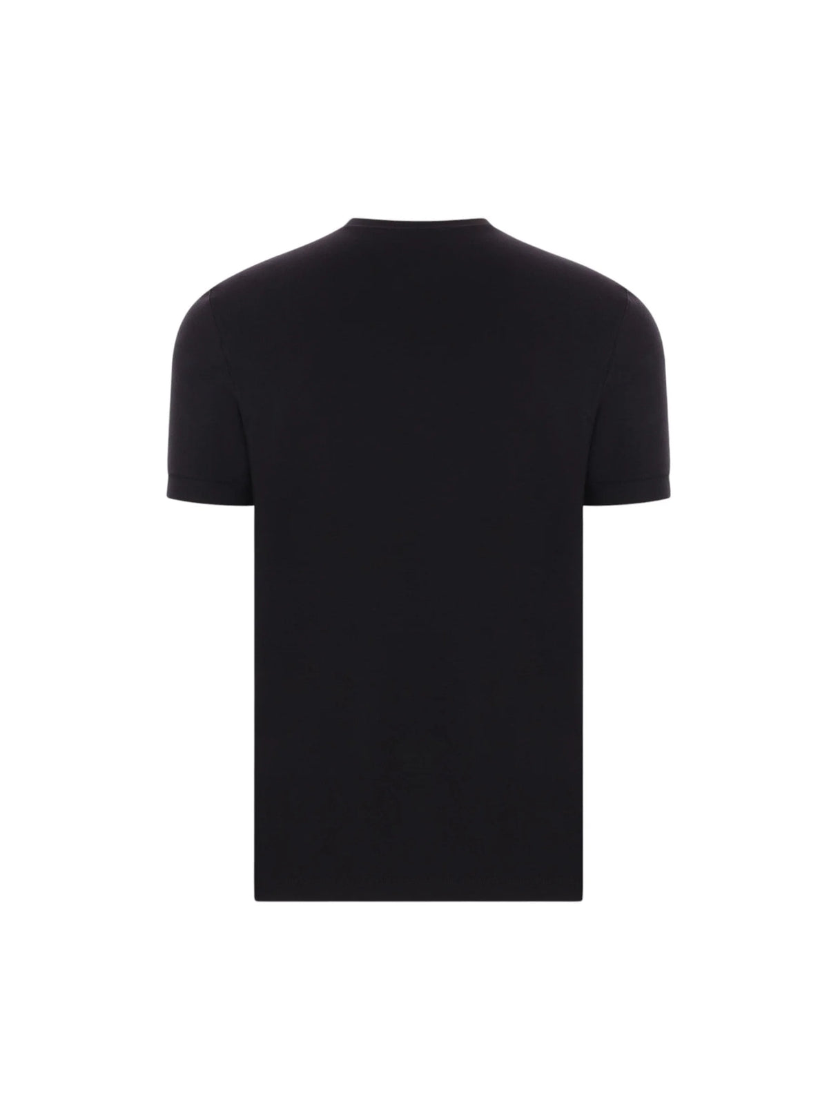 Logo Printed Stretch Viscose T-shirt-GIORGIO ARMANI-JOHN JULIA