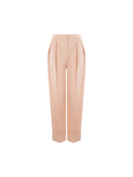 GIORGIO ARMANI-Marocain Glittery Silk Pants-JOHN JULIA