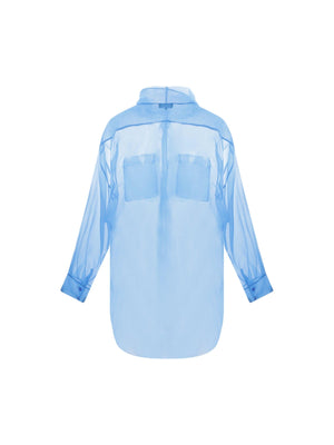 GIORGIO ARMANI-Silk Organza Shirt-JOHN JULIA