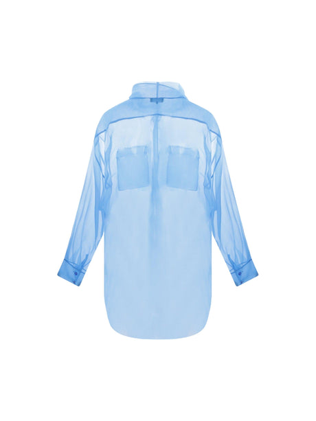 GIORGIO ARMANI-Silk Organza Shirt-JOHN JULIA