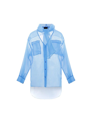 GIORGIO ARMANI-Silk Organza Shirt-JOHN JULIA