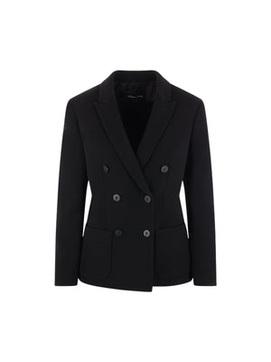 Stretch Double-Sided Wool Jacket-GIORGIO ARMANI-JOHN JULIA