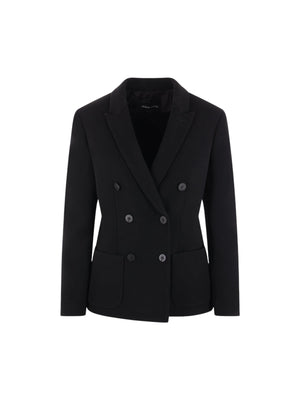 Stretch Double-Sided Wool Jacket-GIORGIO ARMANI-JOHN JULIA