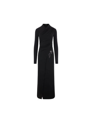 Stretch Jersey Long Dress-GIORGIO ARMANI-JOHN JULIA