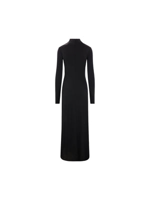 Stretch Jersey Long Dress-GIORGIO ARMANI-JOHN JULIA