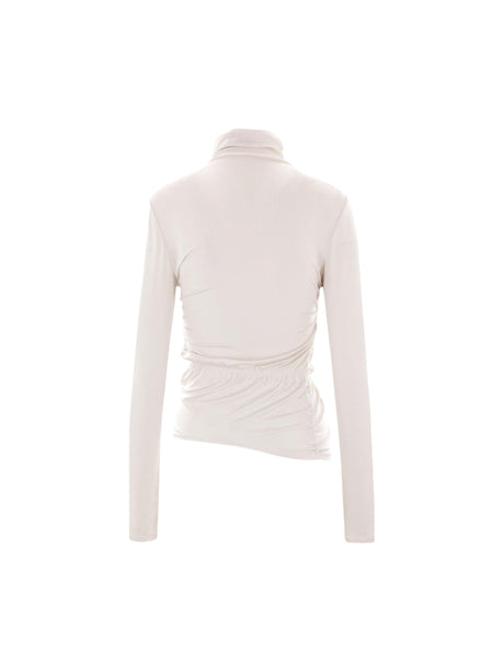 GIORGIO ARMANI-Stretch Jersey Long-sleeved Top-JOHN JULIA