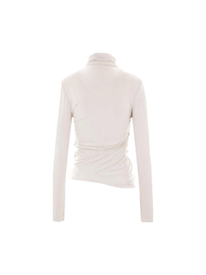 GIORGIO ARMANI-Stretch Jersey Long-sleeved Top-JOHN JULIA