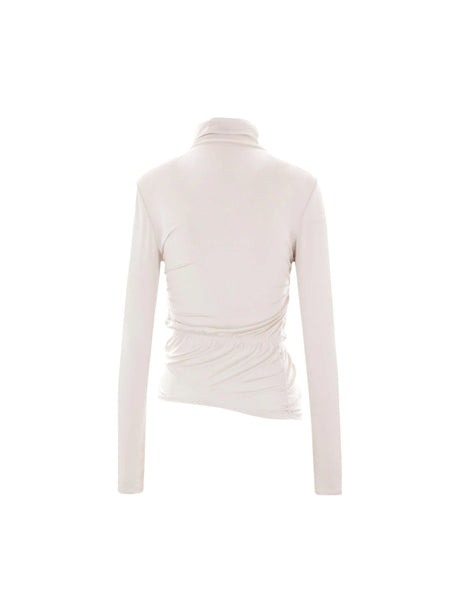 GIORGIO ARMANI-Stretch Jersey Long-sleeved Top-JOHN JULIA