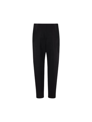 Stretch Wool Straight-Leg Trousers-GIORGIO ARMANI-JOHN JULIA