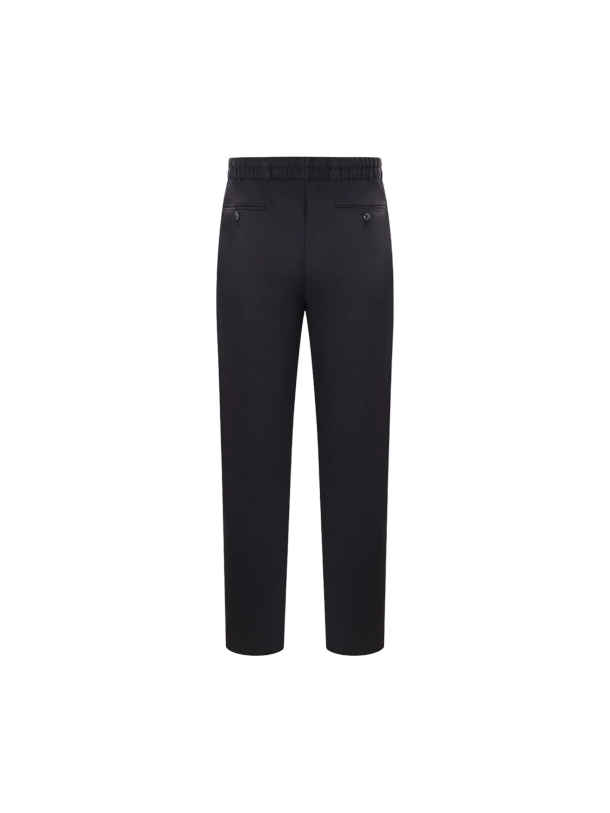 Straight-Leg Wool Cashmere Trousers-Giorgio Armani-JOHN JULIA