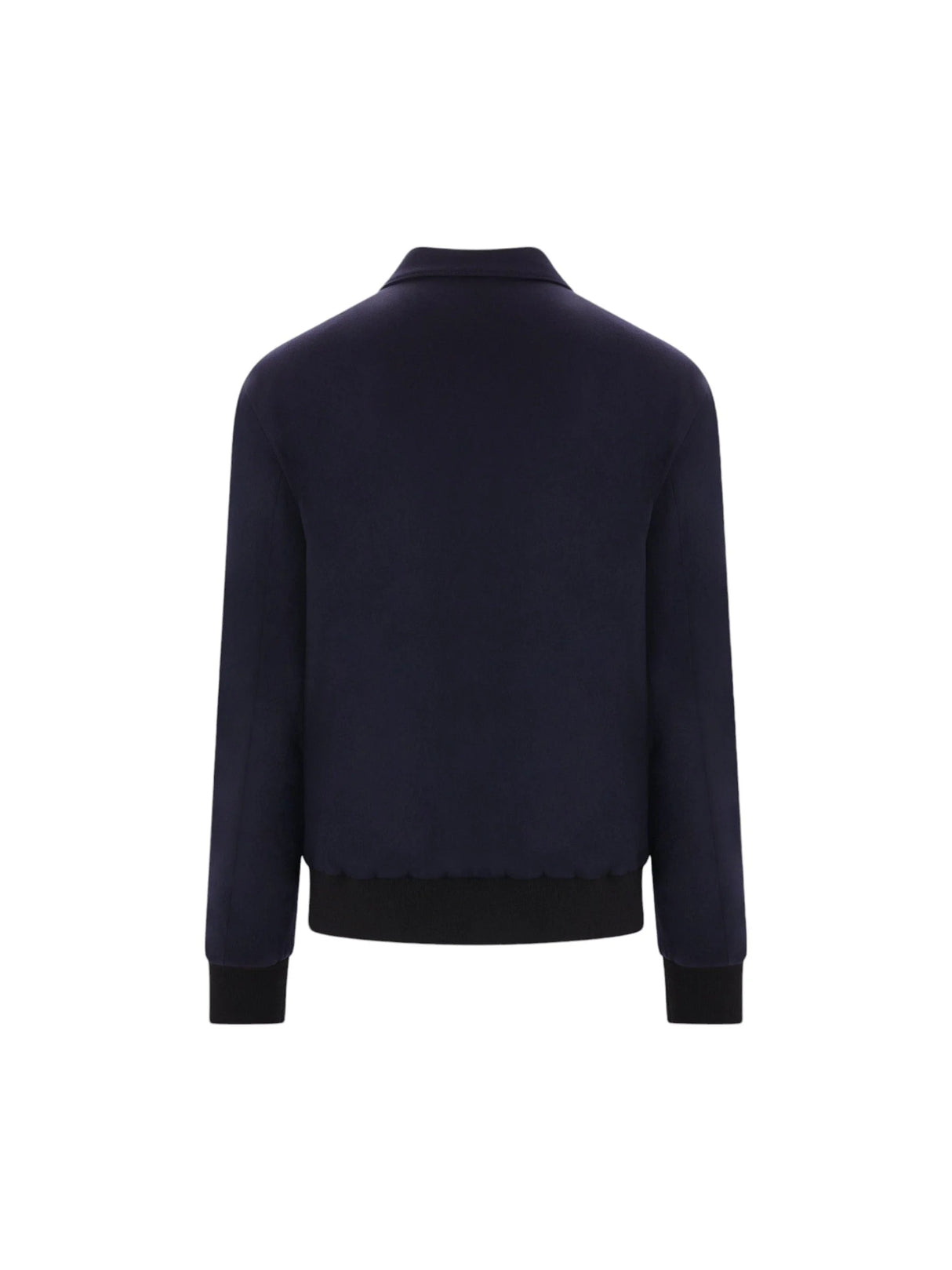 Wool Padded Bomber Jacket-GIORGIO ARMANI-JOHN JULIA