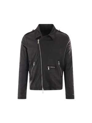 Leather Jacket-GIORGIO BRATO-JOHN JULIA