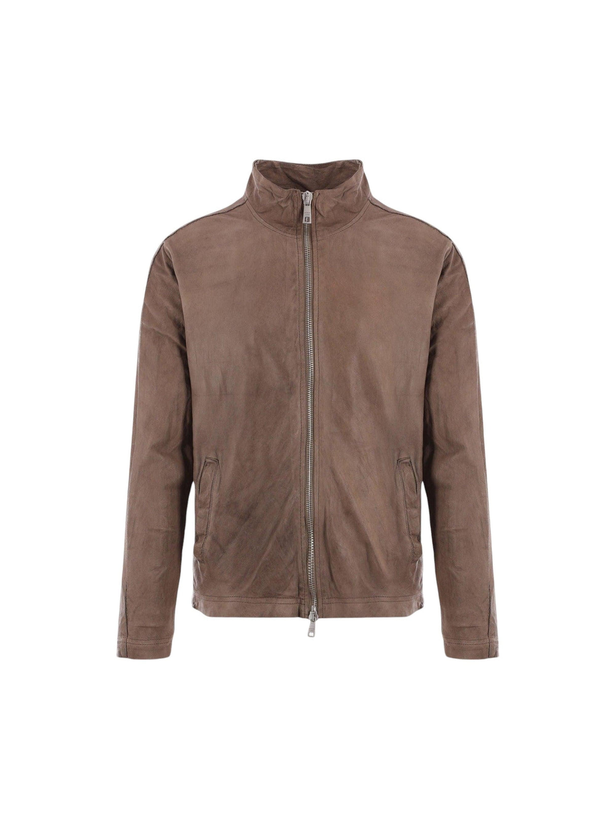 GIORGIO BRATO-Leather Jacket-JOHN JULIA