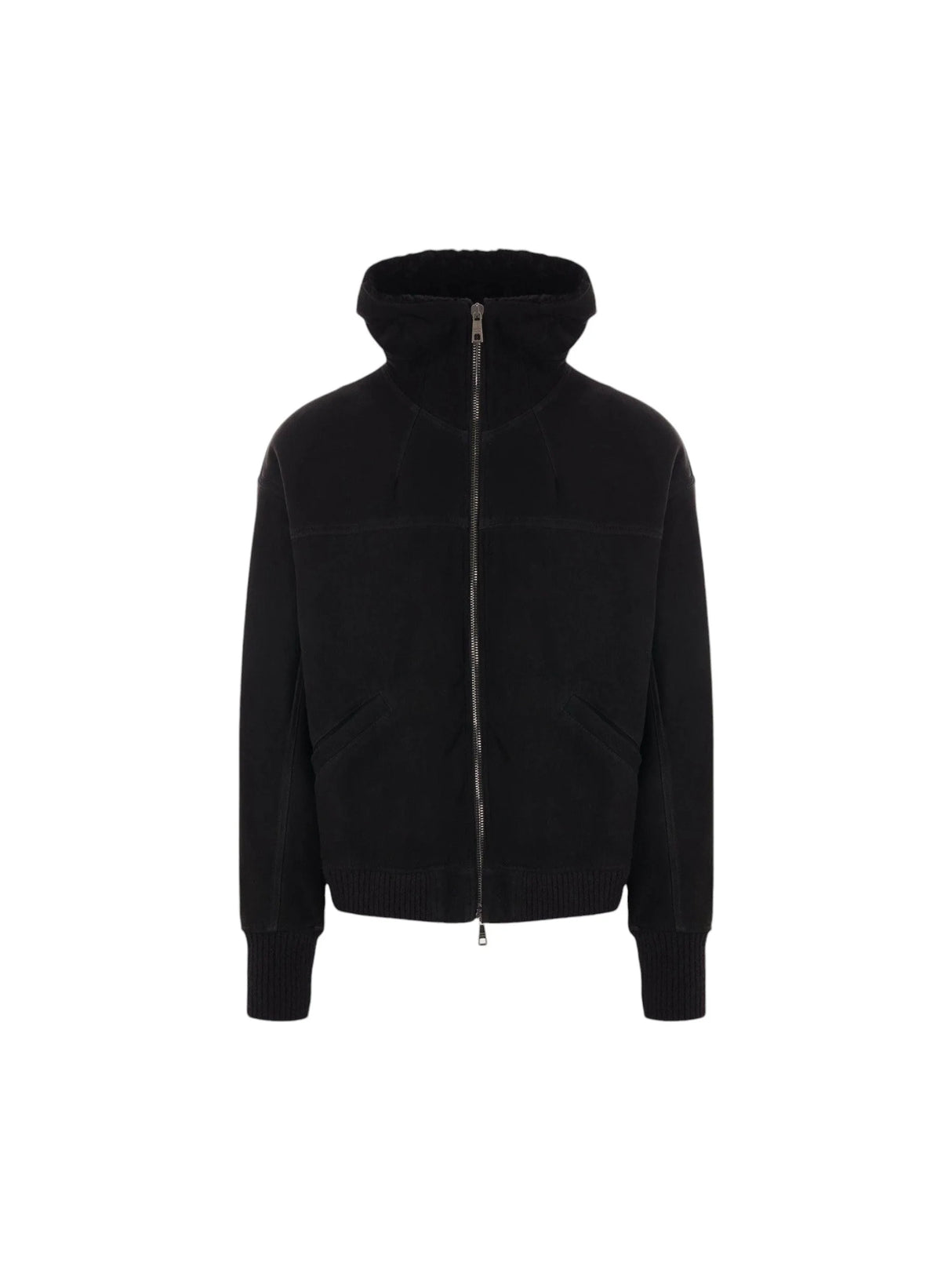 Shearling Hooded Jacket-GIORGIO BRATO-JOHN JULIA