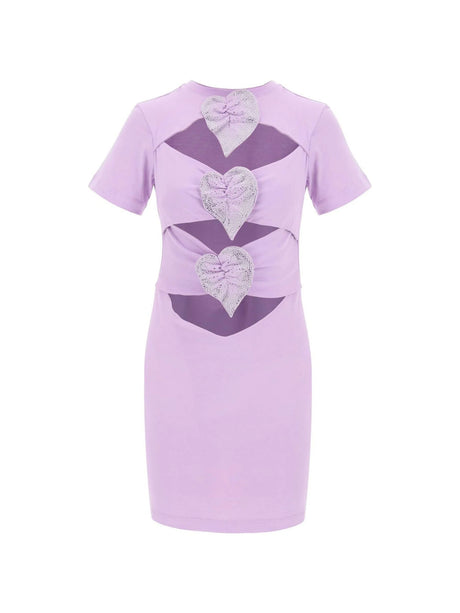 Cut-Out Jersey Mini Dress - XXXS - Women > Clothing > Dresses > Mini