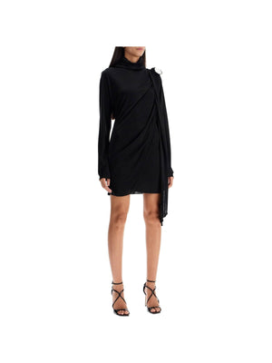 Draped Jersey Mini Dress - Women > Clothing > Dresses > Mini