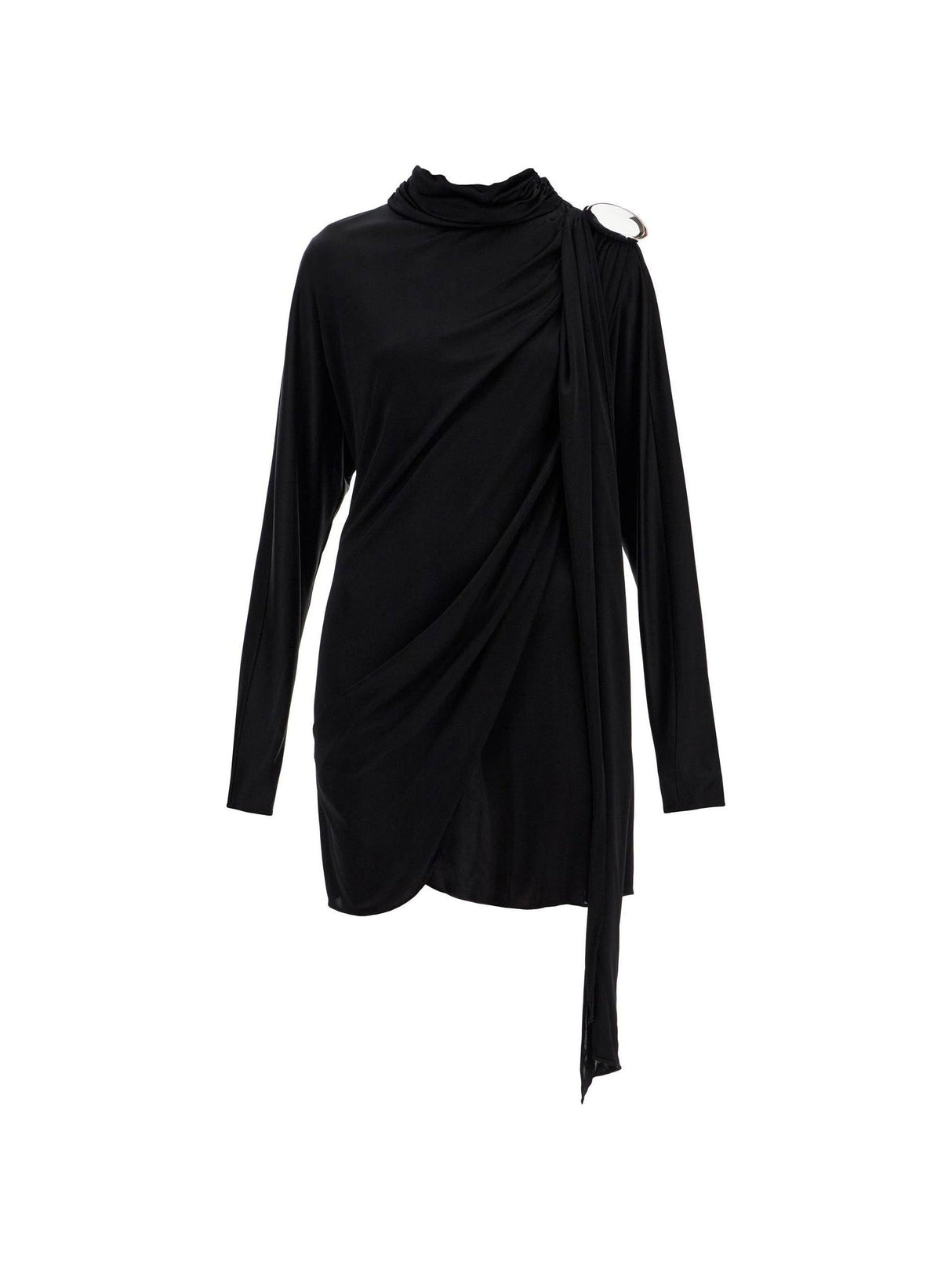 Draped Jersey Mini Dress - 34 - Women > Clothing > Dresses > Mini