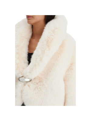 Faux Fur Short Coat-Giuseppe Di Morabito-JOHN JULIA