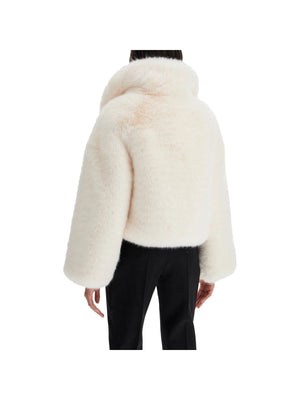 Faux Fur Short Coat-Giuseppe Di Morabito-JOHN JULIA