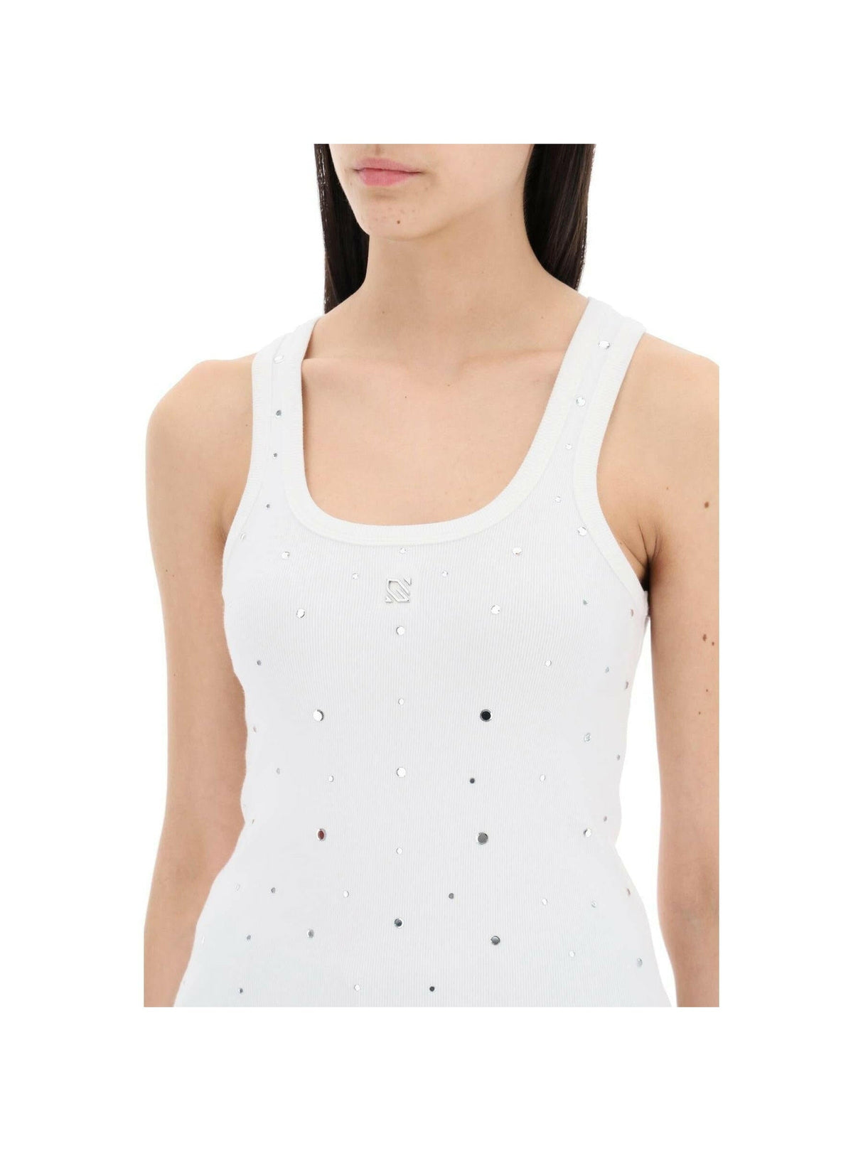 Sleeveless Top With.