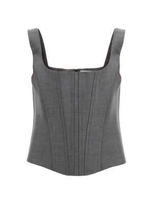 Stretch Wool Corset Top