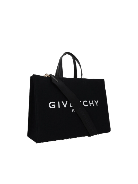 G Medium Canvas Tote Bag-Givenchy-JOHN JULIA