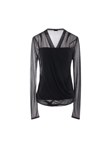 Double-Layered Crepe Jersey Top-Givenchy-JOHN JULIA