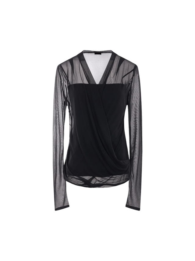 Double-Layered Crepe Jersey Top-Givenchy-JOHN JULIA