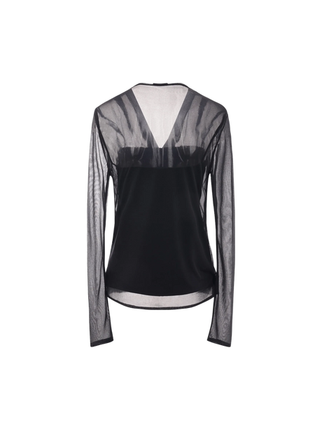 Double-Layered Crepe Jersey Top-Givenchy-JOHN JULIA