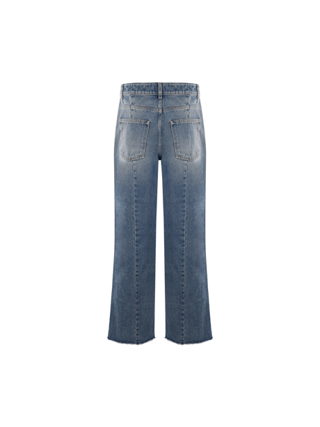 Denim Wide-leg Jeans-GIVENCHY-JOHN JULIA