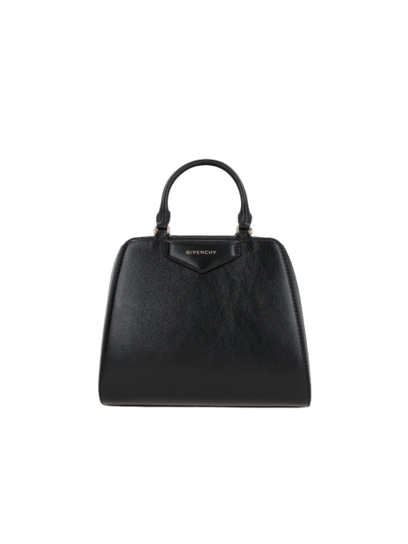 Grainy Leather Antigona Cube Mini Handbag-GIVENCHY-JOHN JULIA